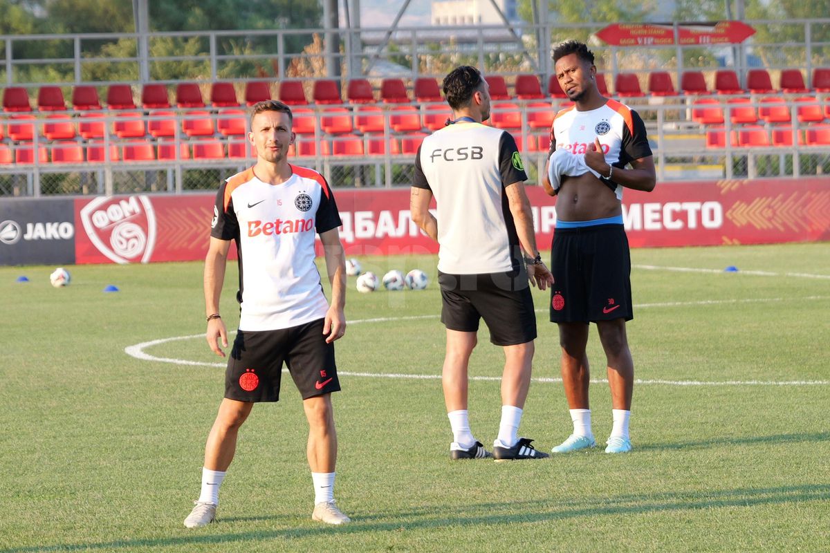 FCSB, antrenament înainte de meciul cu Shkendija // foto: Andrei Furnigă