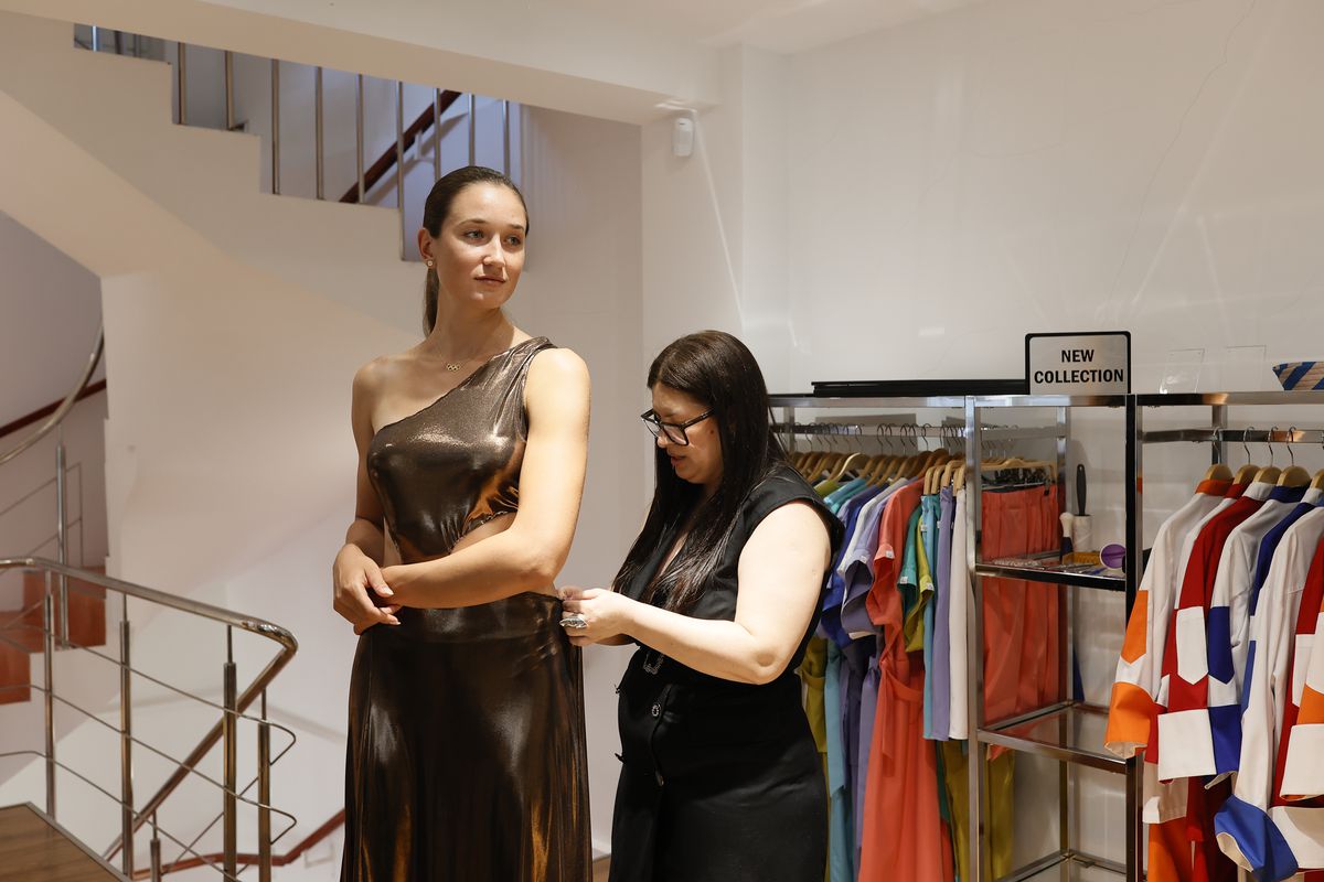 Simona Radiș modă - Bukarest Fashion Week, making off