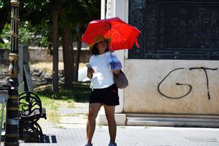 Șoc termic pentru FCSB la Skopje: 41 de grade Celsius azi, 42 de grade mâine » Câți români sunt așteptați la meci