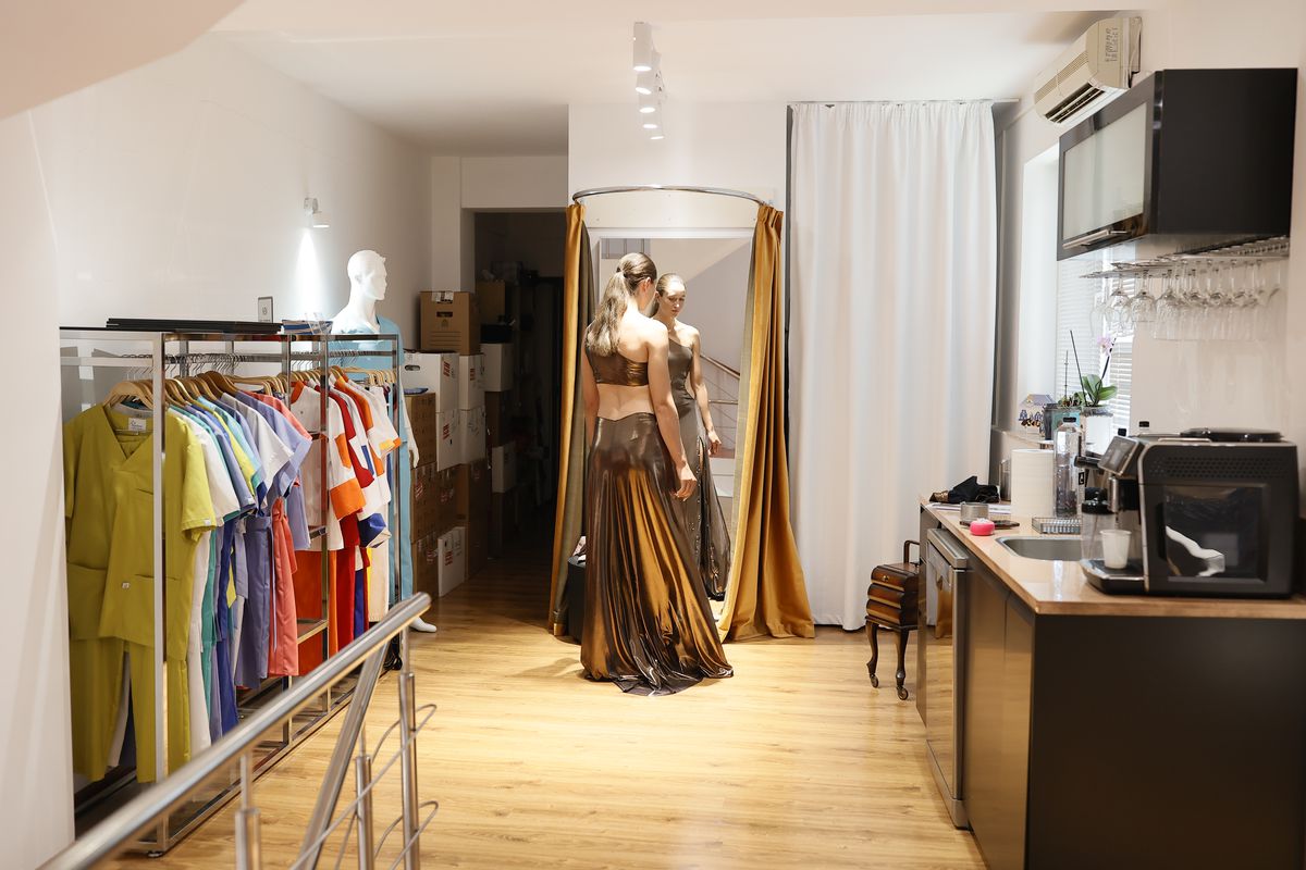 Simona Radiș modă - Bukarest Fashion Week, making off