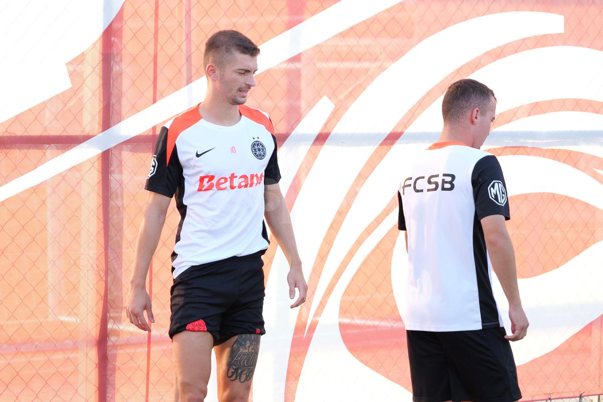 Dennis Politic, OUT din lot pentru Shkendija - FCSB + revenirea confirmată de Elias Charalambous în conferință