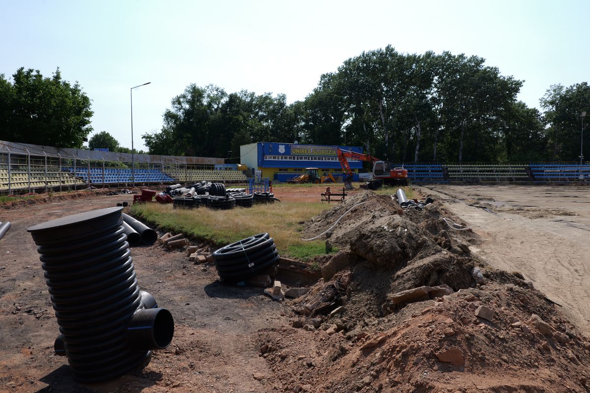 Stadion Unirea Slobozia iulie 2025