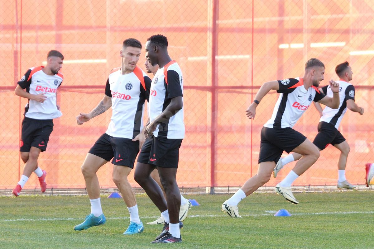 Dennis Politic, OUT din lot pentru Shkendija - FCSB + revenirea confirmată de Elias Charalambous în conferință