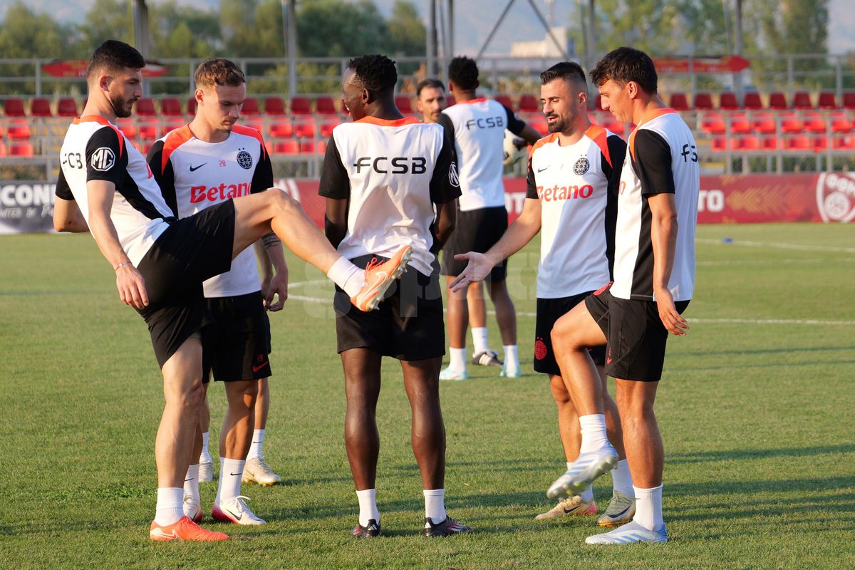 FCSB, antrenament înainte de meciul cu Shkendija // foto: Andrei Furnigă