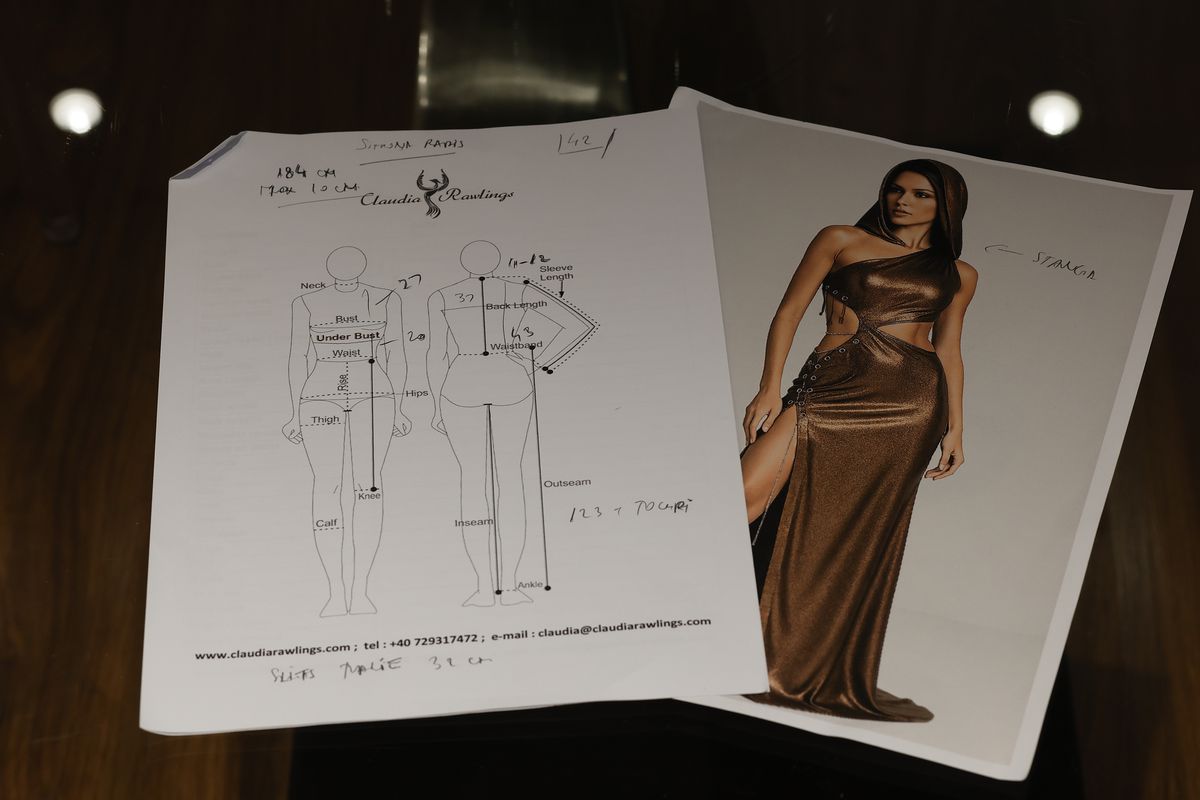 Simona Radiș modă - Bukarest Fashion Week, making off