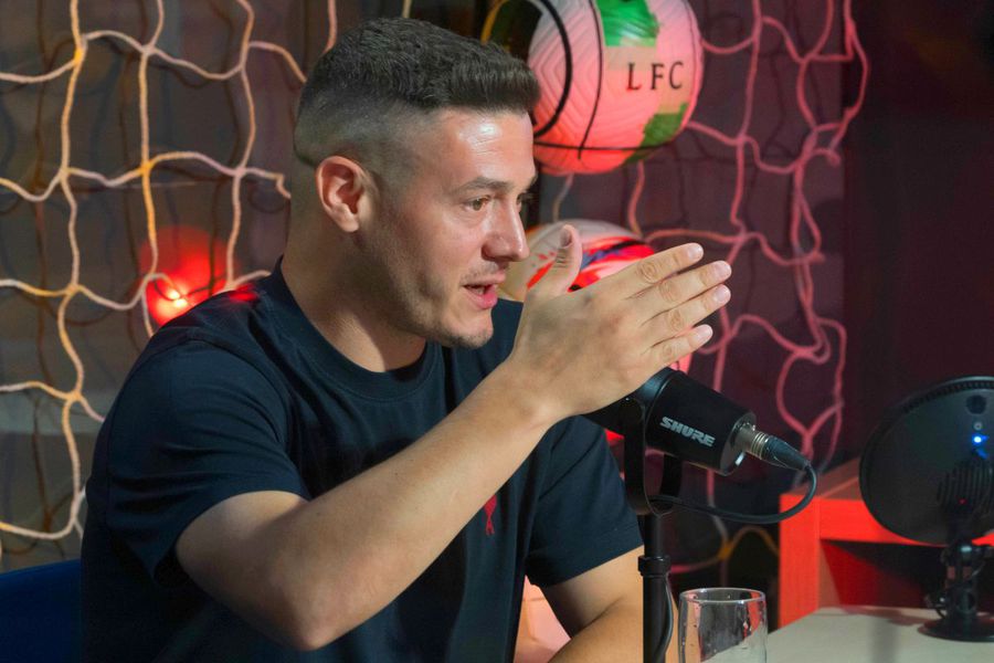 Gabi Torje, la podcastul GSP „2 la 1” / foto: Ionuț Iordache (GSP.ro) Cristi Săpunaru nu crede în planul patronului: „Am și eu o întrebare”