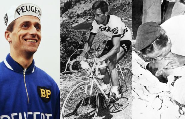„Urcați-mă pe bicicletă, urcați-mă pe bicicletă!” » În 1967, a murit în timpul Turului Franței, în urma unui cocktail ucigaș, pe o cățărare nemiloasă! Nici un „sărut” nu l-a putut salva