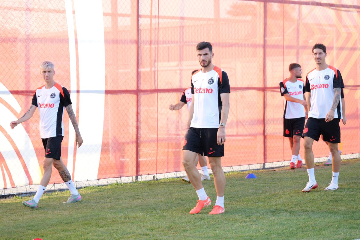 Dennis Politic, OUT din lot pentru Shkendija - FCSB + revenirea confirmată de Elias Charalambous în conferință