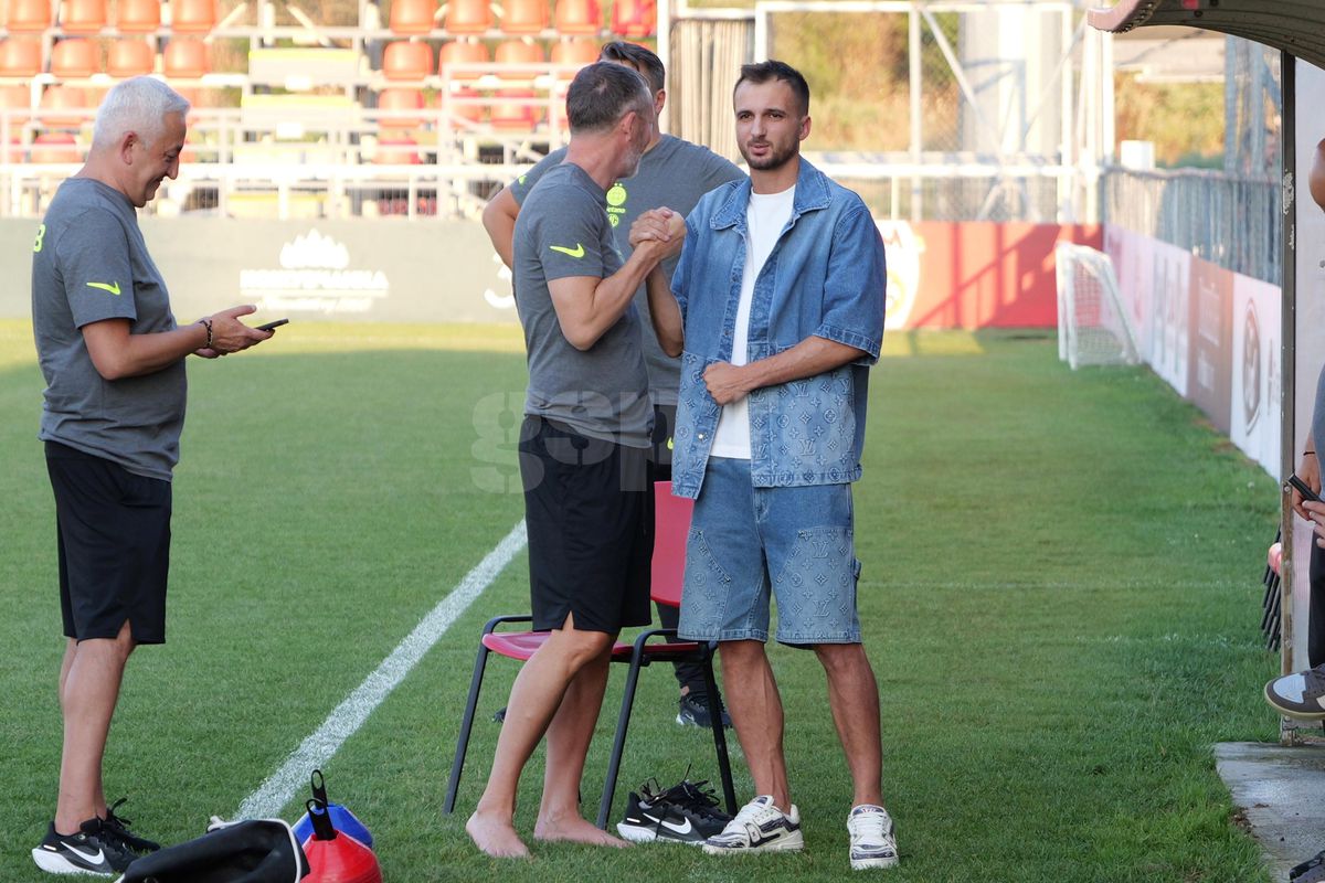 Dennis Politic, OUT din lot pentru Shkendija - FCSB + revenirea confirmată de Elias Charalambous în conferință