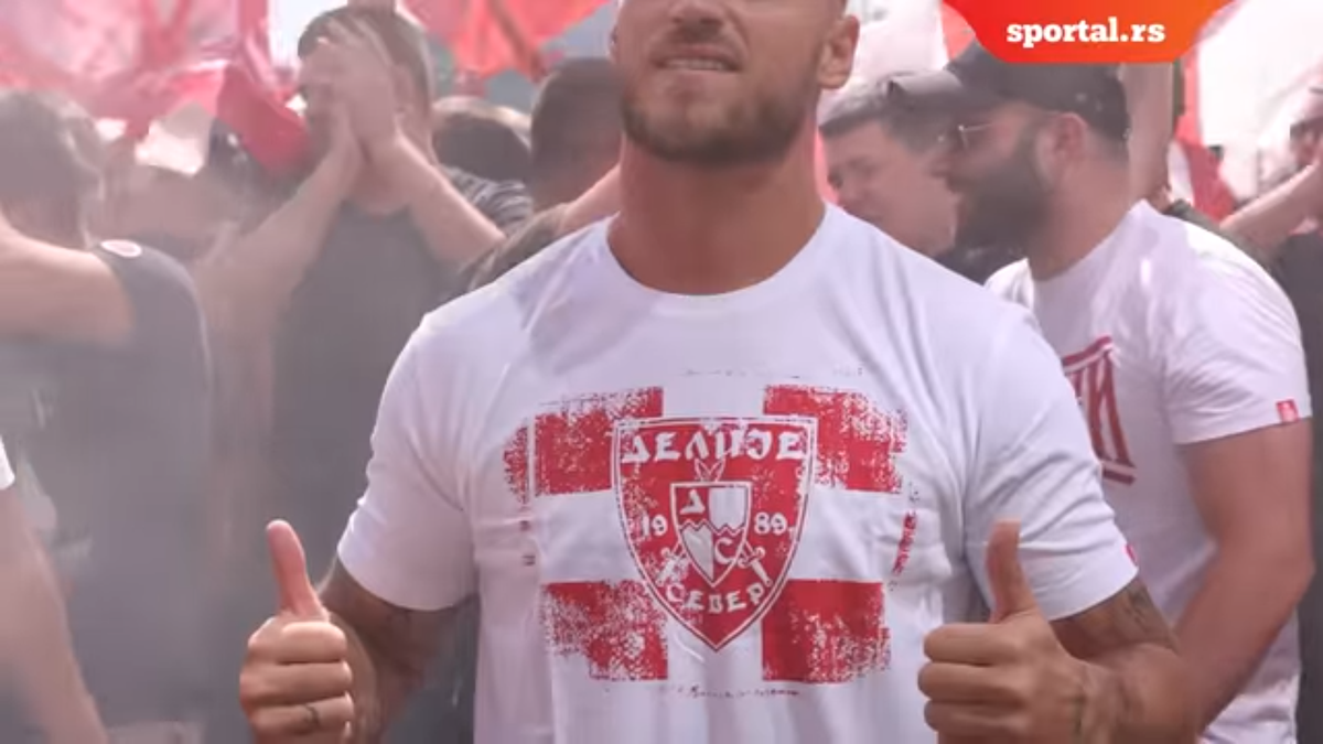 Nebunie la sosirea lui Marko Arnautovic la Belgrad