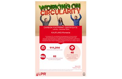 Kaufland își reduce amprenta de carbon pentru al 5-lea an consecutiv, prin reutilizarea lădițelor Euro Pool System și a paleților roșii LPR – La Palette Rouge