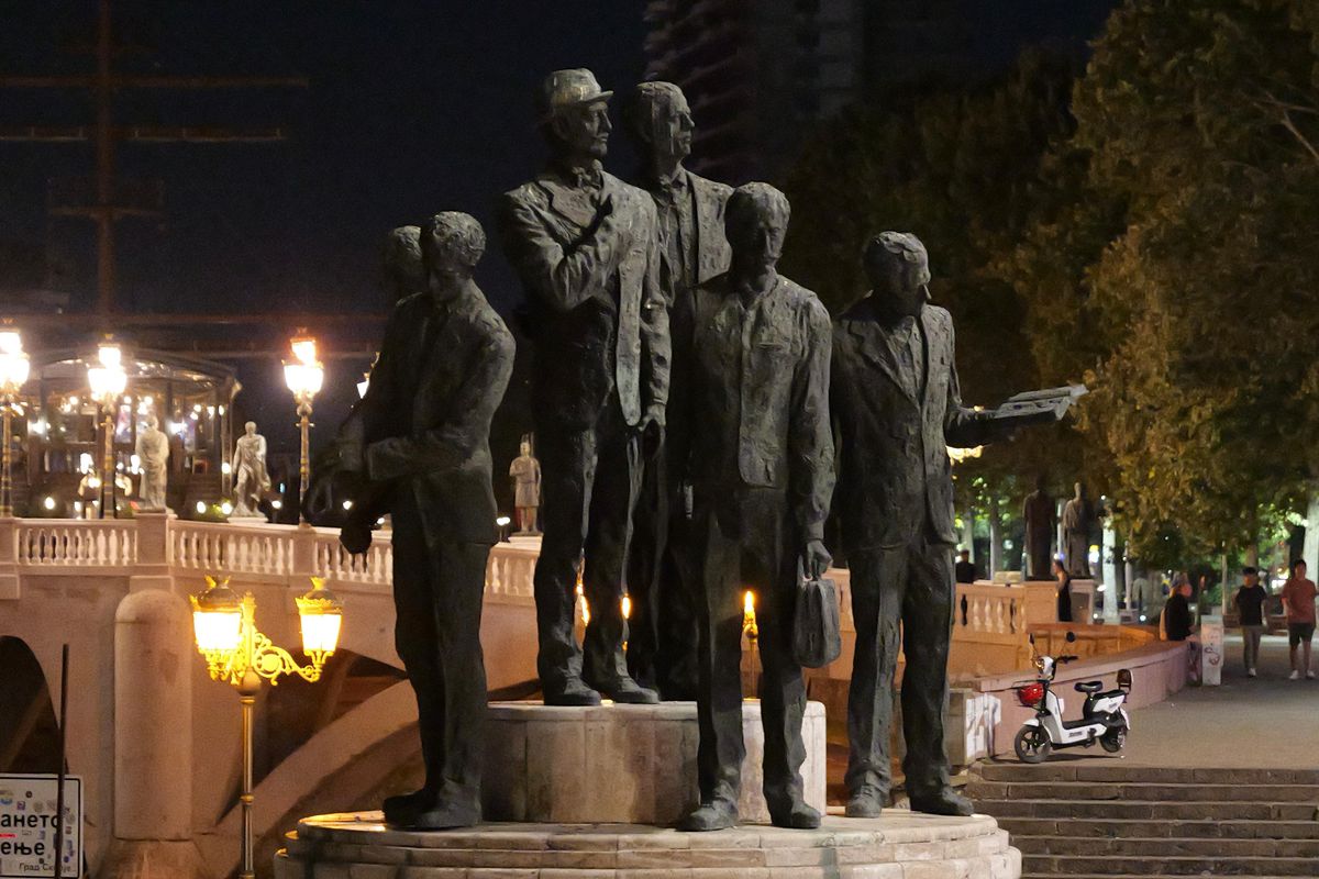 Skopje, capitala statuilor. Un mix între creștinism și islamism, între vechi și nou