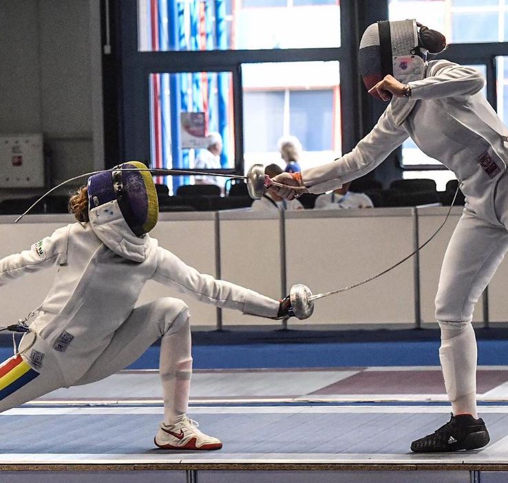 Alexandra Predescu practică scrima fiind legitimată la CSA Steaua. Foto: Instagram