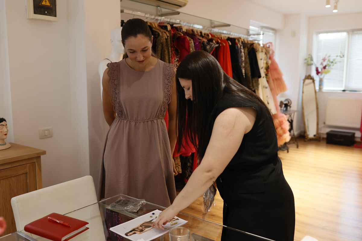 Simona Radiș modă - Bukarest Fashion Week, making off