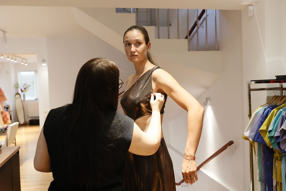 Simona Radiș modă - Bukarest Fashion Week, making off