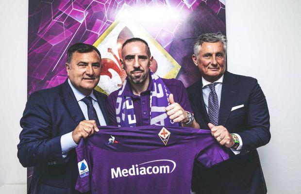 OFICIAL Franck Ribery a semnat cu Fiorentina » Va juca până la 38 de ani în Serie A