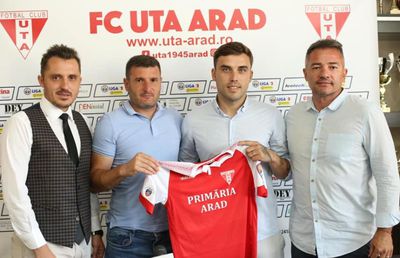 VIDEO Dacă Rapid nu l-a vrut, Alexandru Ioniță I a semnat cu UTA: „Sper să ajungem în prima ligă”