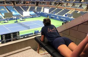 Apartamente pe arena Arthur Ashe și exerciții în aer liber » Cum se aplică protocolul de la US Open