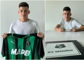 Un tânăr fotbalist român a semnat cu Sassuolo