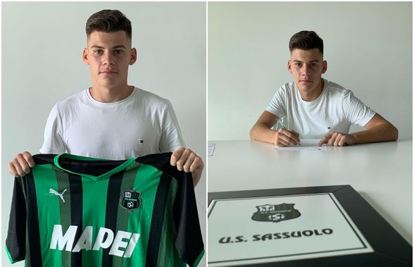 Un tânăr fotbalist român a semnat cu Sassuolo