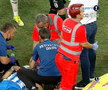Intrare violentă în finalul meciului CSU Craiova - Gaz Metan! Ambulanța a intrat pe gazon