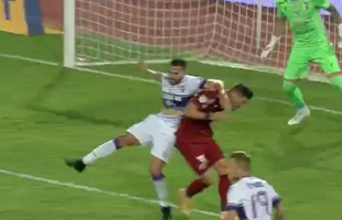 Penalty neacordat în FC Argeș - CFR Cluj! Verdictul lui Ion Crăciunescu