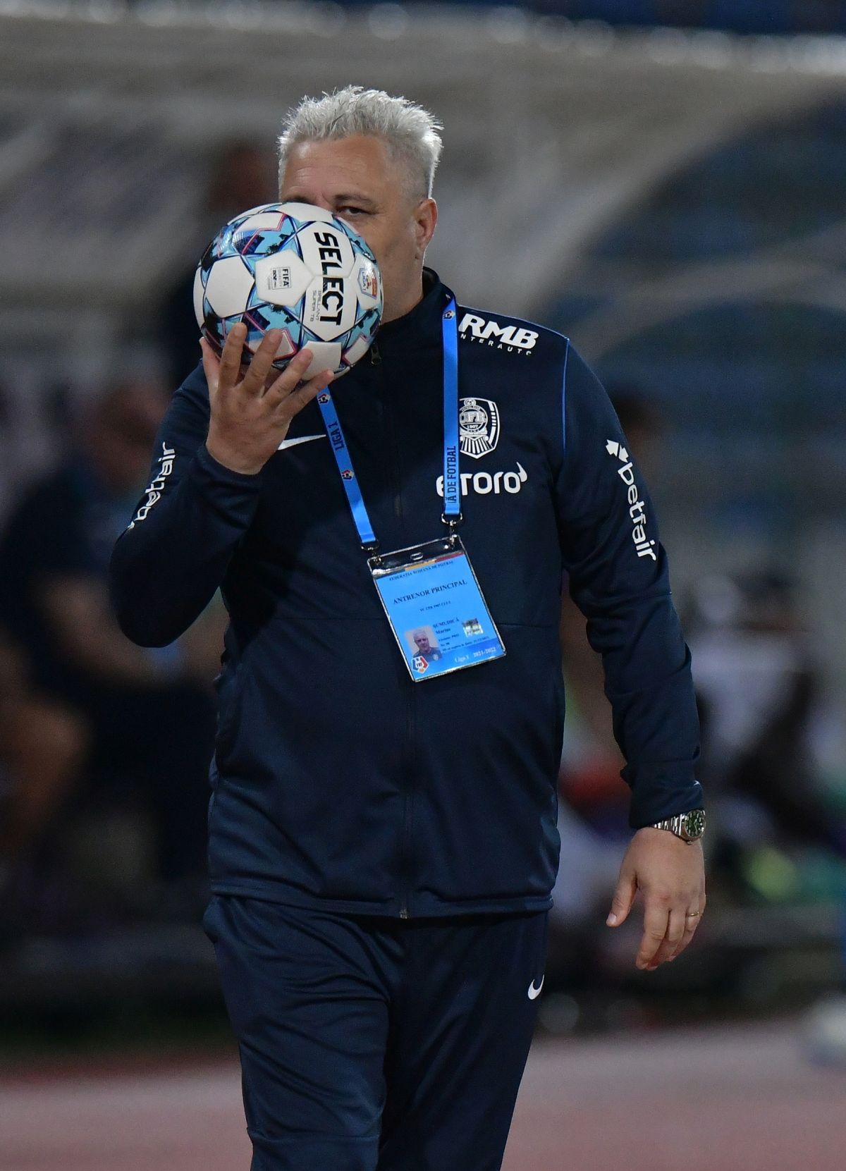 Gestul lui Marius Șumudică, imediat după fluierul final al victoriei cu FC Argeș