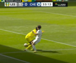 Gafa lui Edouard Mendy din Leeds - Chelsea  / Captură Twitter