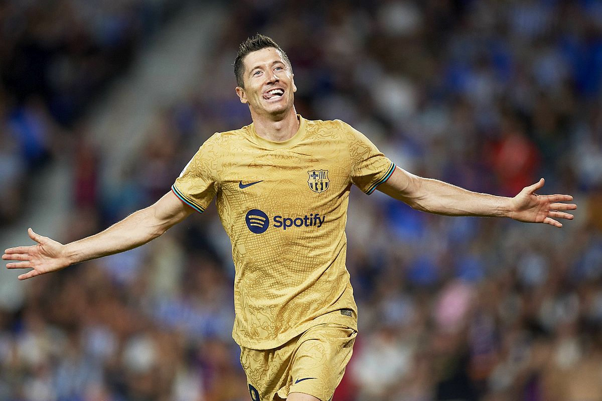 Real Sociedad - Barcelona 1-4 » Recital „blaugrana” la San Sebastian: Lewandowski, „dublă” de ziua lui