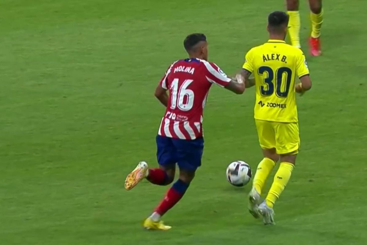 Atletico Madrid - Villarreal, roșu Nahuel Molina