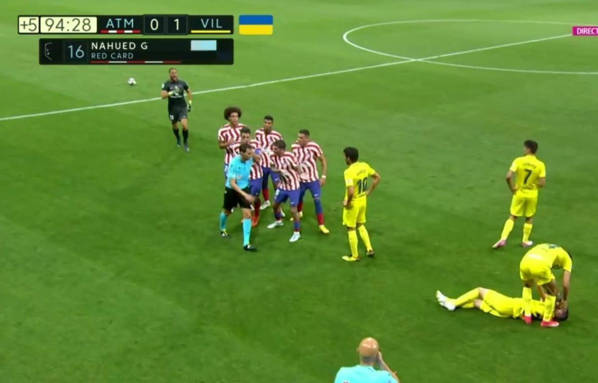 Lovit cu pumnul în figură! » Gest violent în La Liga, în meciul pierdut acasă de Atletico Madrid