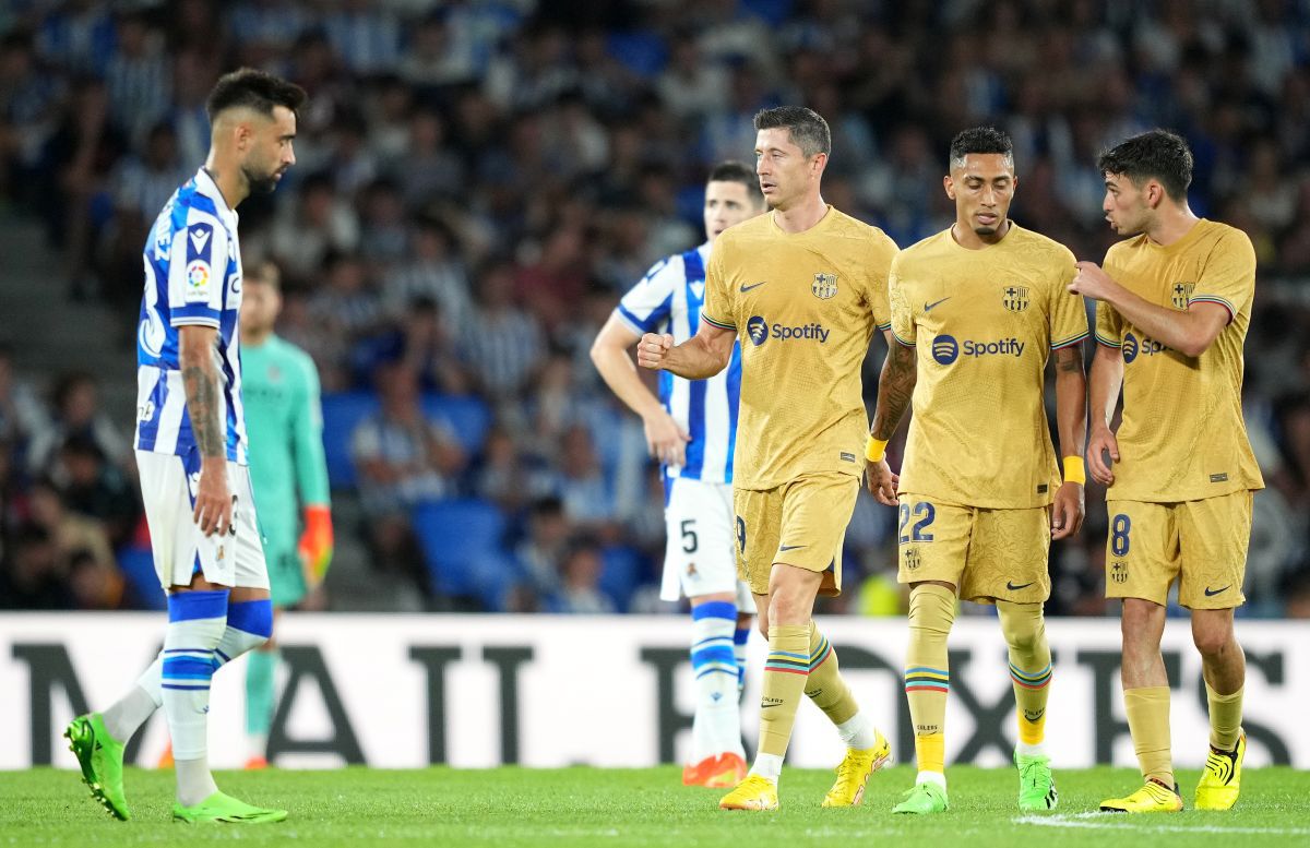 Real Sociedad - Barcelona 1-4 » Recital „blaugrana” la San Sebastian: Lewandowski, „dublă” de ziua lui