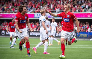 Silkeborg și Nordsjaelland, formațiile care bătut-o pe FCSB în Conference League, s-au înfruntat în meci direct » Rezultat neașteptat