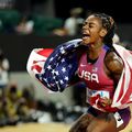 Sha'Carri Richardson bucurându-se FOTO Guliver/Getty Images