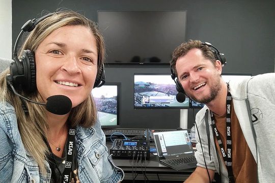 Alexandra Dulgheru la primul comentariu pentru WTA TV Foto Instagram