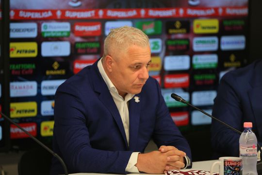 Marius Șumudică, prezentat la Rapid într-o conferință de presă/ foto Ionuț Iordache (GSP)