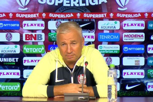 Dan Petrescu, foto: captură de ecran YouTube CFR 1907 Cluj