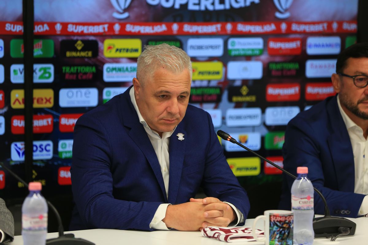 Marius Șumudică, prezentat la Rapid în cadrul unei conferințe de peste o oră: „Domnul Șucu m-a surprins cu o întrebare. N-am mai întâlnit așa ceva până acum”