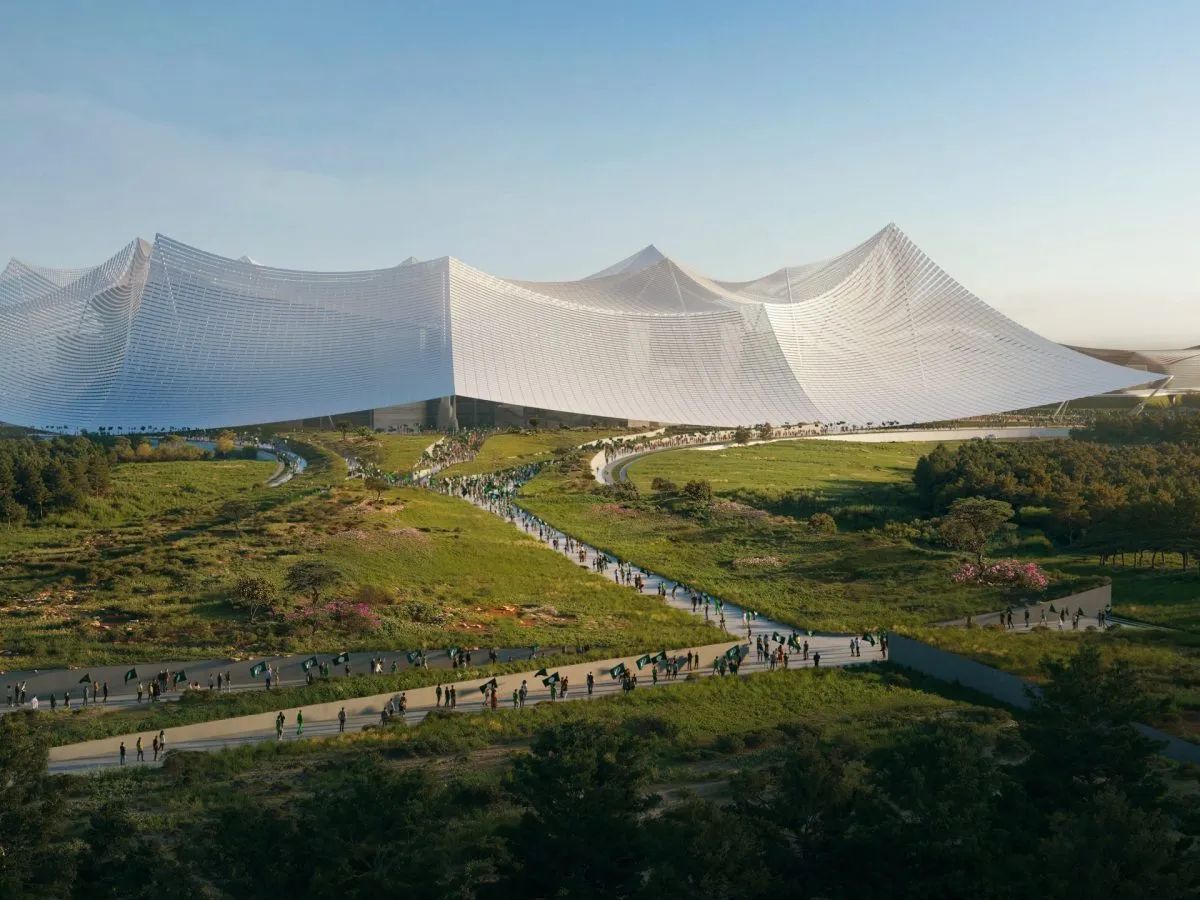 Hassan II Stadium - Macheta digitală a celui mai mare stadion din lume. Foto: populous.com