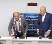 „Stați jos!” » Moment amuzant la finalul conferinței de prezentare a lui Marius Șumudică la Rapid: „M-ați speriat”