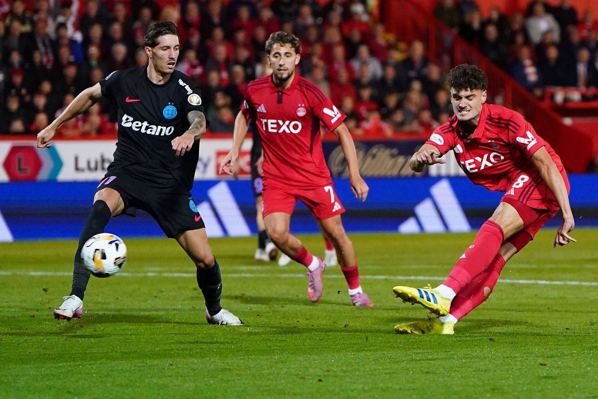 Planul lui Aberdeen pentru meciul retur cu FCSB