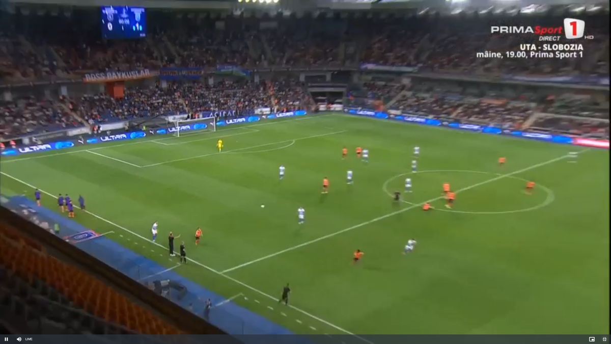 Golul lui Mora din Basaksehir - Universitatea Craiova