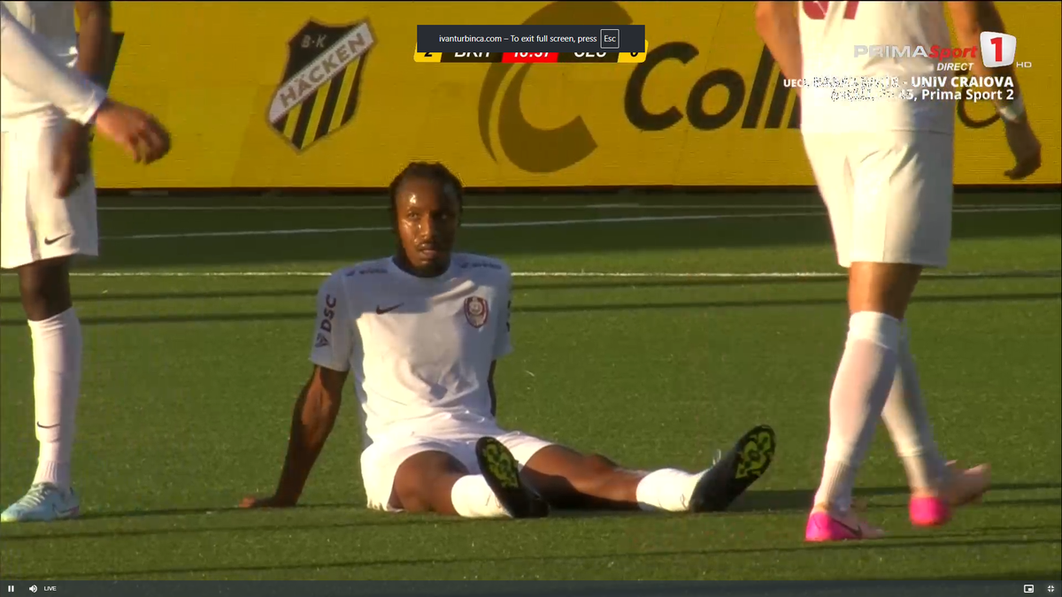 Tidiane Keita s-a accidentat în Hacken - CFR Cluj