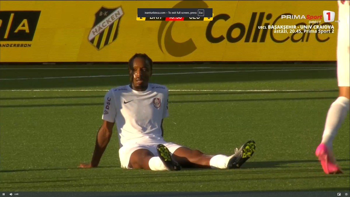 Tidiane Keita s-a accidentat în Hacken - CFR Cluj