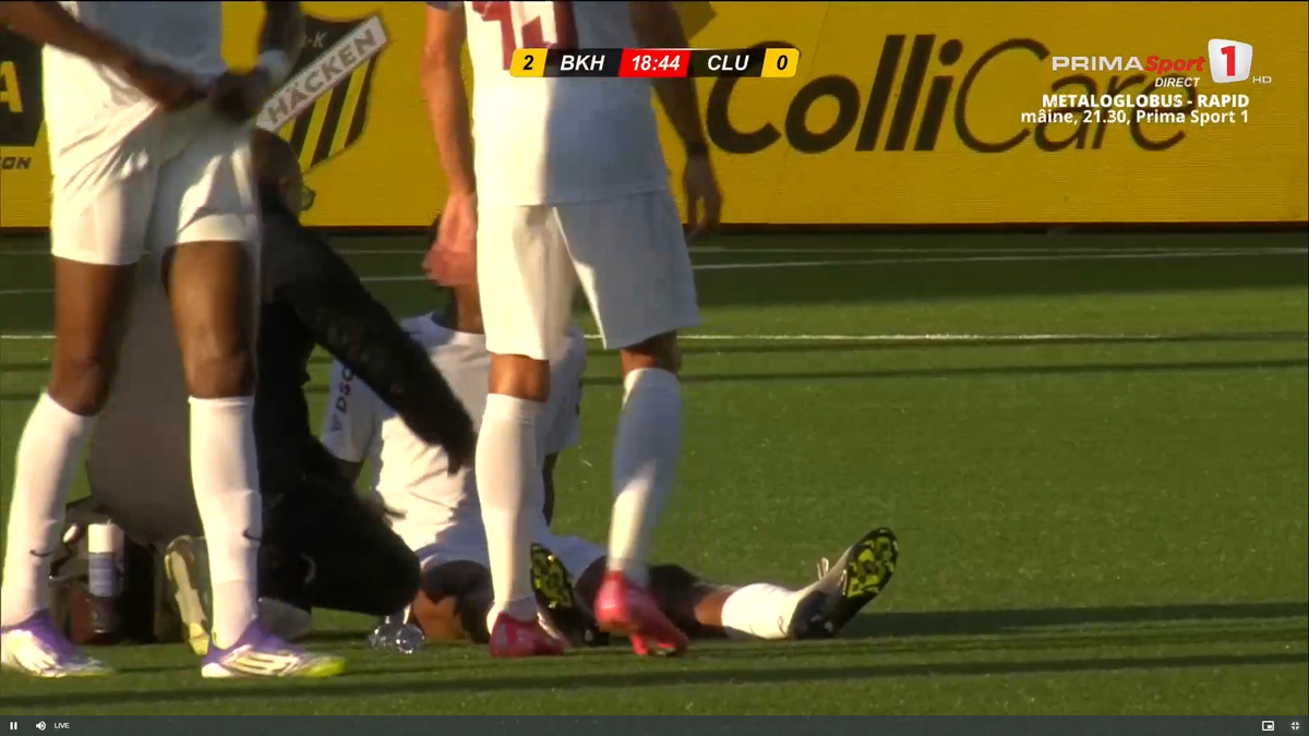 Tidiane Keita s-a accidentat în Hacken - CFR Cluj