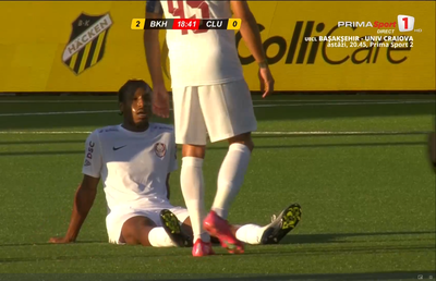 Repriză de coșmar pentru CFR Cluj: 4 goluri încasate și un titular accidentat