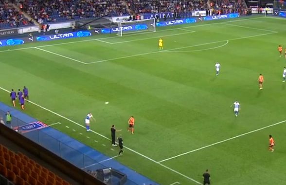 Fază-școală din aut! Așa a marcat Craiova golul 2 cu Basaksehir, în play-off-ul de Conference League