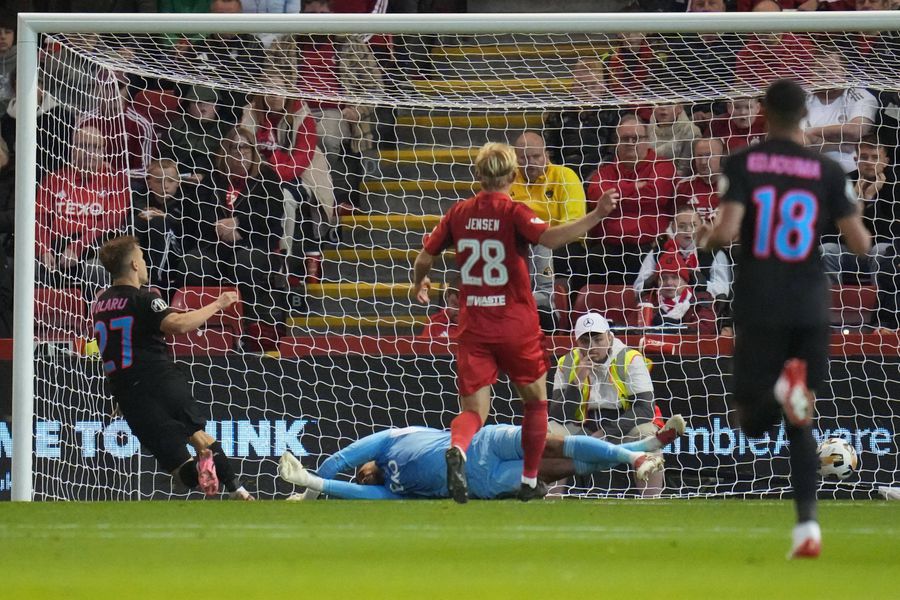 Aberdeen - FCSB 2-2 » „Braveheart” Bîrligea n-a fost de ajuns! În inferioritate numerică, FCSB primește două goluri de la Aberdeen » Dar se vede grupa de Europa League: scor de CALIFICARE!