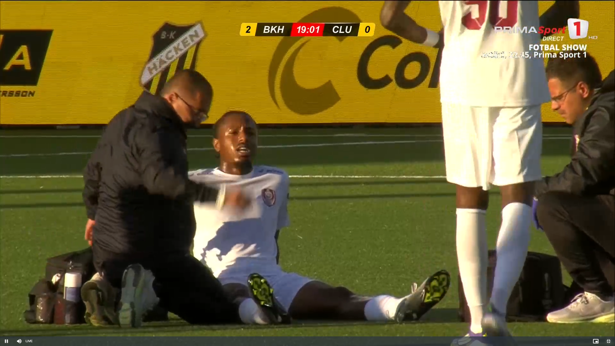 Repriză de coșmar pentru CFR Cluj: 4 goluri încasate și un titular accidentat