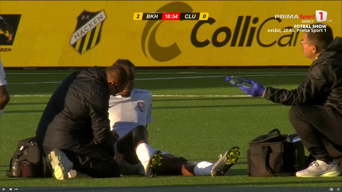 Repriză de coșmar pentru CFR Cluj: 4 goluri încasate și un titular accidentat